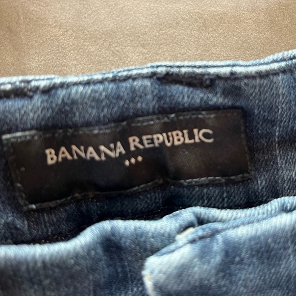 Banana Republic Trouser Jeans with Side Pickets in Dark Blue Size 25 - Picture 4 of 8
